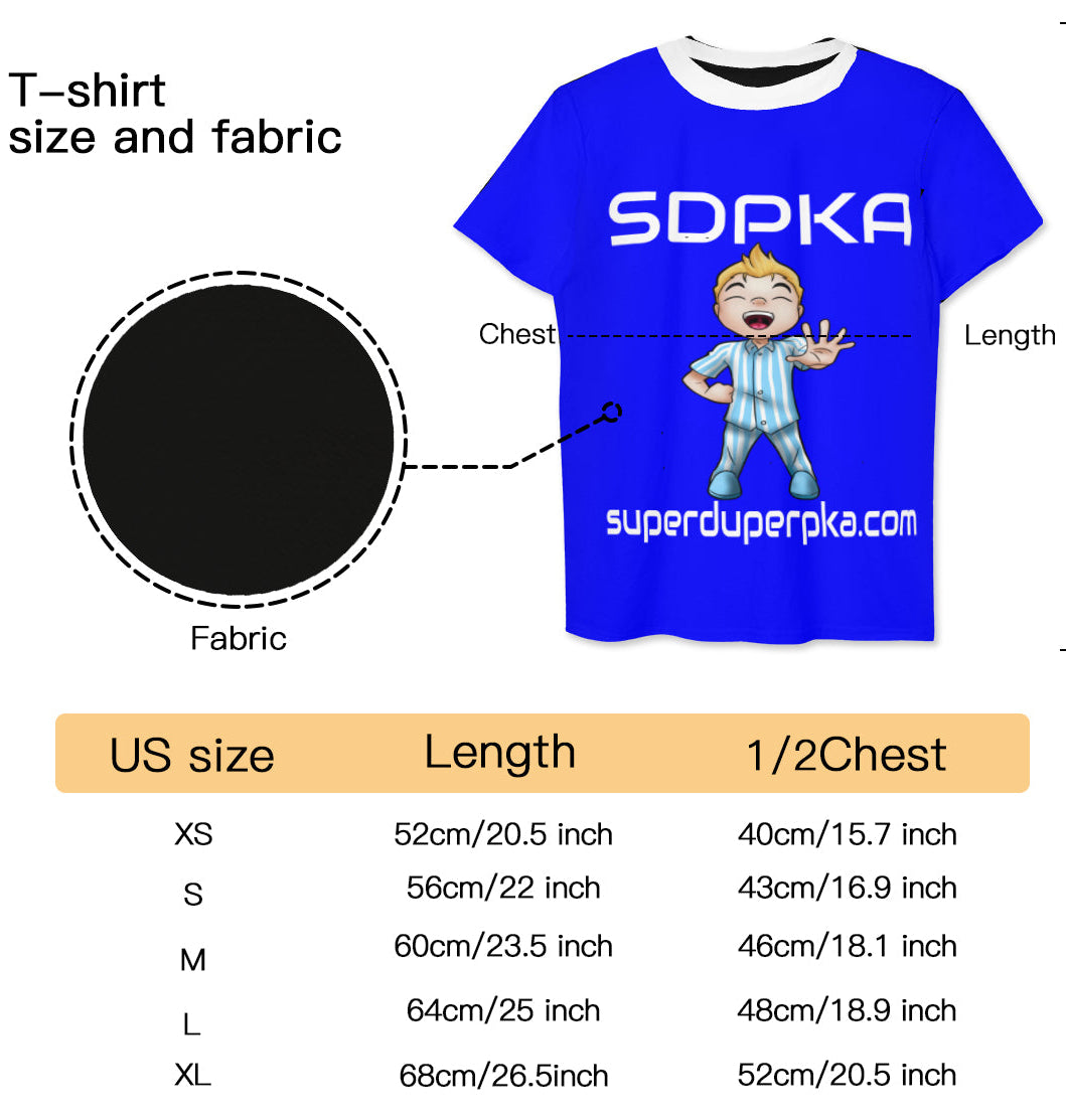NATE'S SALUTE OF VALOR T SHIRT | FOR YOUTH | SDPKA (SUH-DUP-KA | ROYAL
