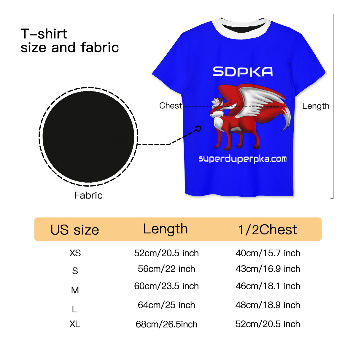 SDPKA WANDERING WOLPERTINGER T-Shirt for YOUTH | ROYAL