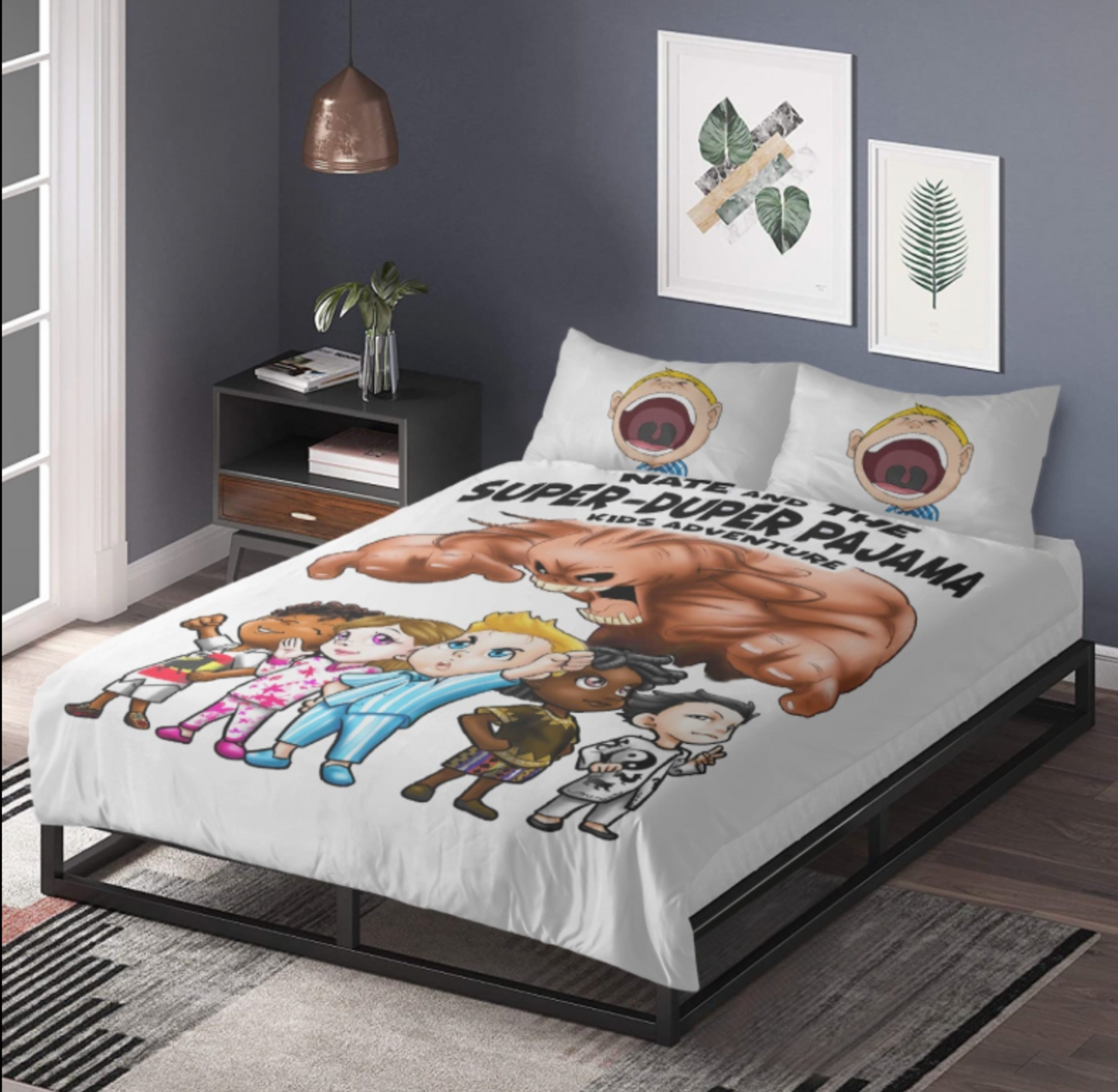 SDPKA Book & Brave Squad Bedding | COMFORTER, DUVET, 2 PILLOW CASES