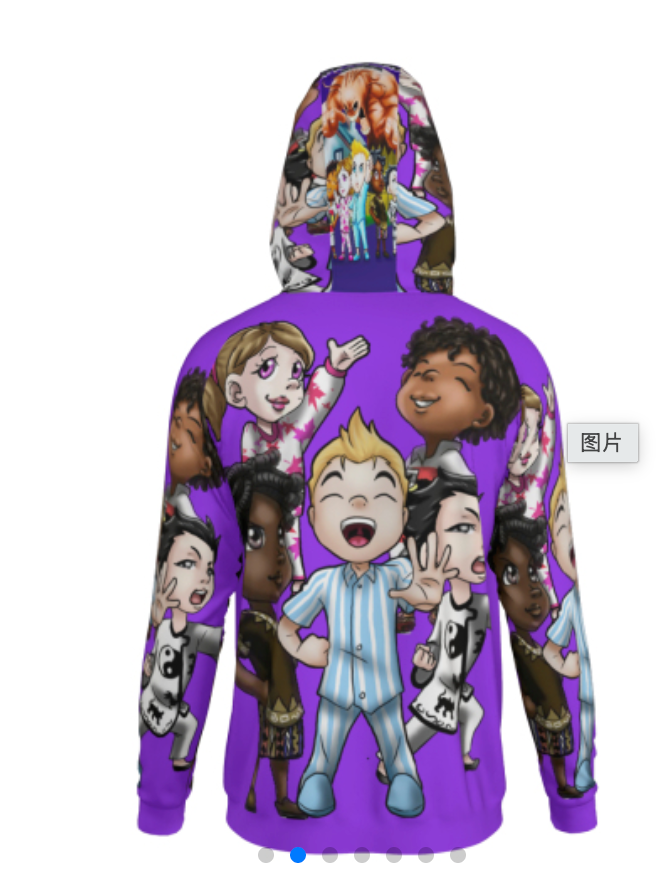 SDPKA BLUE GANG ZIP UP HOODIE ***Women please order one size smaller than normal.