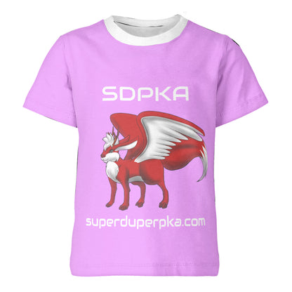 SDPKA WANDERING WOLPERTINGER  T-Shirt for YOUTH | LT PINK