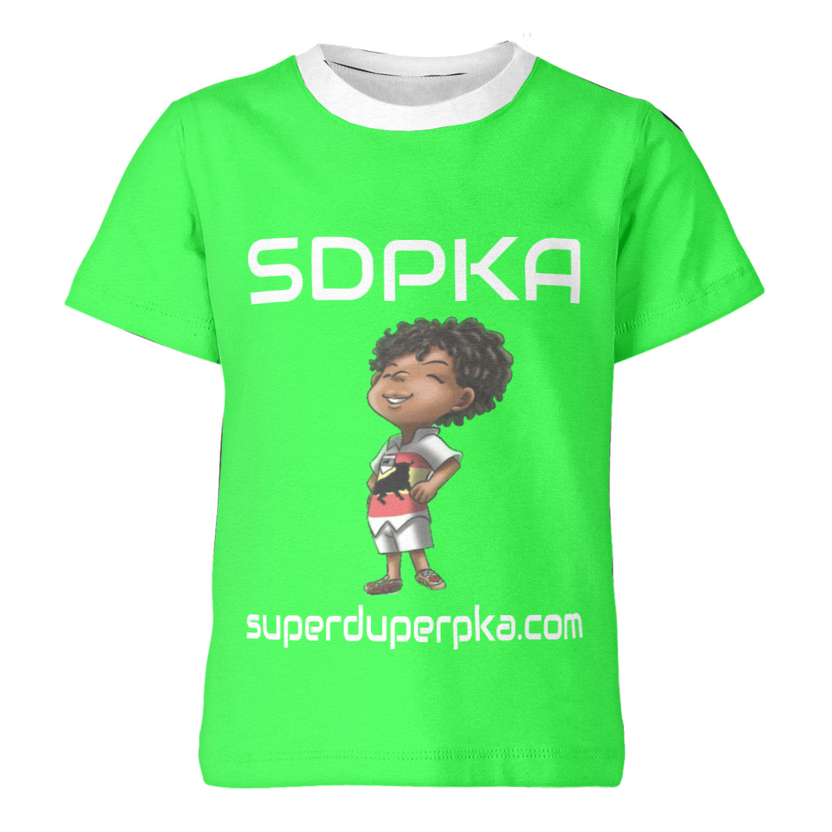 RICO'S SALUTE of VALOR T-SHIRT for YOUTH | SDPKA (SUH-DUP-KA) | LIME