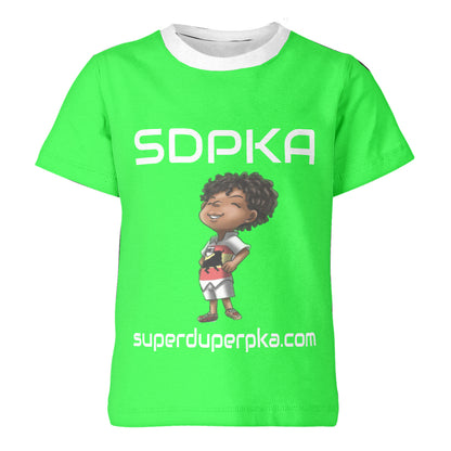 RICO'S SALUTE of VALOR T-SHIRT for YOUTH | SDPKA (SUH-DUP-KA) | LIME