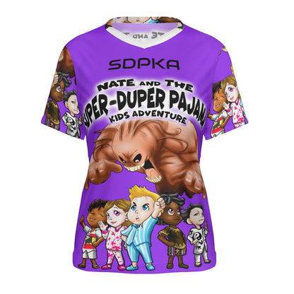 SDPKA- WOMEN'S V NECK T | PURPLE