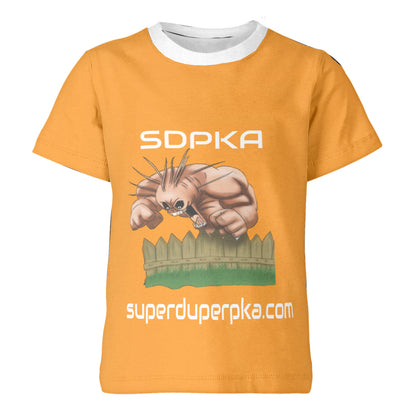 BOOGEYMAN BANISHER T SHIRT FOR YOUTH | SDPKA ( SUH-DUP-KA) | ORANGE