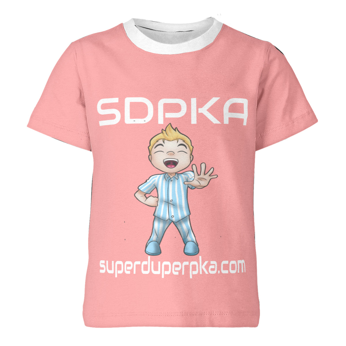 NATE'S SALUTE OF VALOR T SHIRT | FOR YOUTH |  SDPKA (SUH-DUP-KA | PEACH