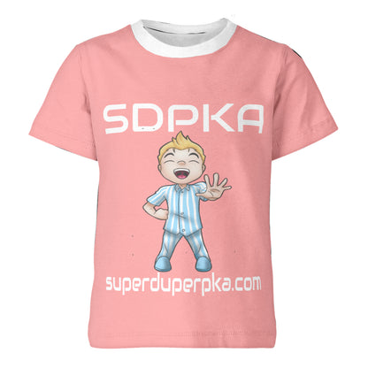 NATE'S SALUTE OF VALOR T SHIRT | FOR YOUTH |  SDPKA (SUH-DUP-KA | PEACH