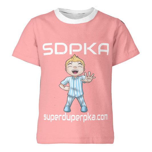 NATE'S SALUTE OF VALOR T SHIRT | FOR YOUTH |  SDPKA (SUH-DUP-KA | PEACH