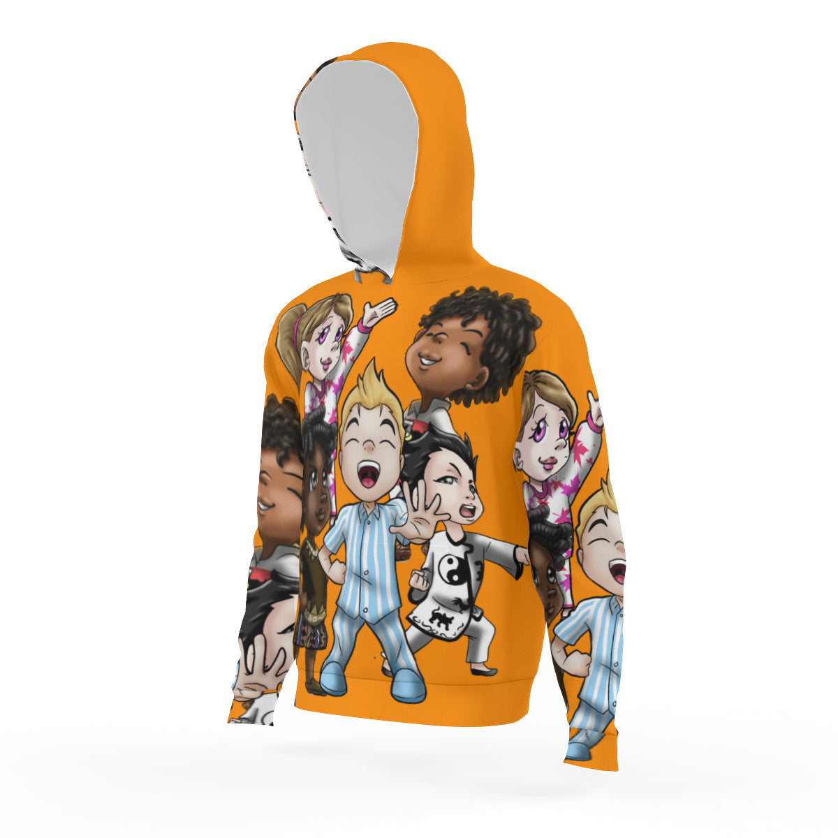 SDPKA KIDS GANGIN' IT HOODIE | POLYESTER ORANGE