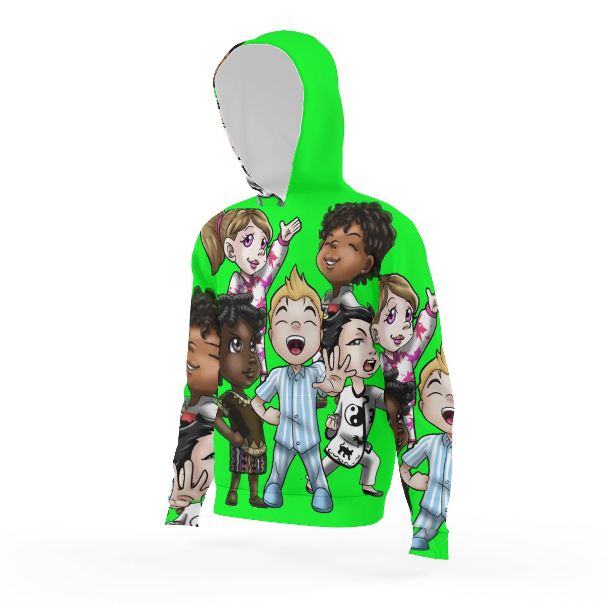 SDPKA KIDS GANGIN' IT HOODIE |  POLYESTER LIME