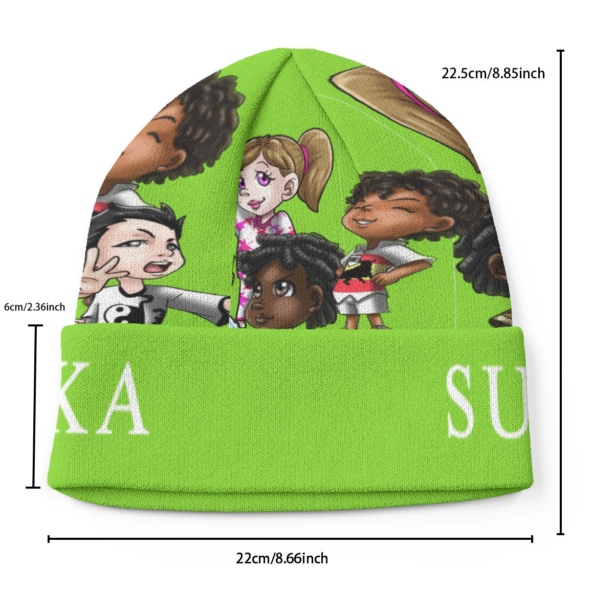 SDPKA BRAVE SQUAD BEANIE | LIME
