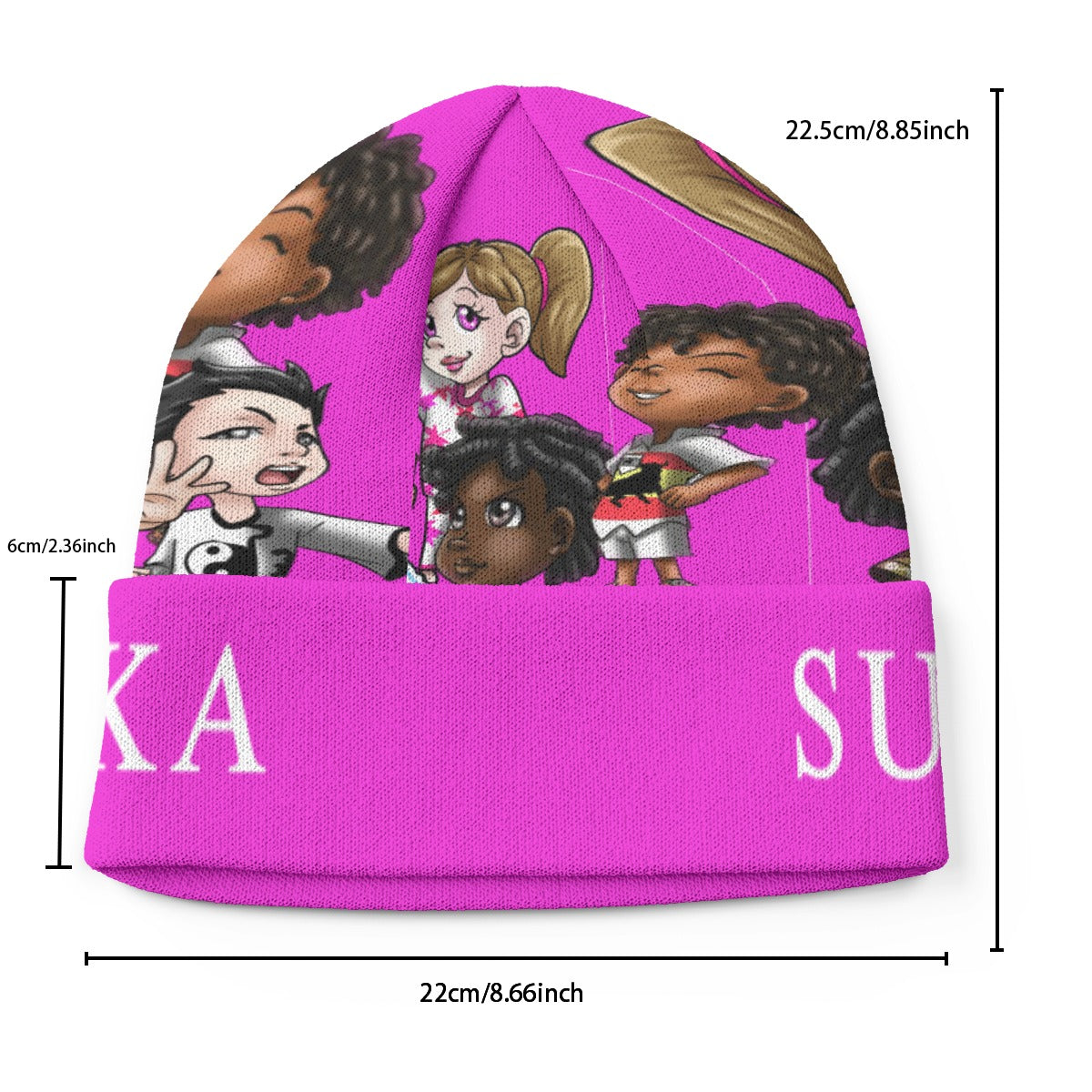 SDPKA BRAVE SQUAD BEANIE | HOT PINK
