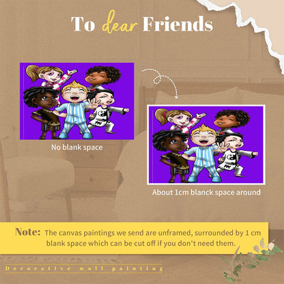 SDPKA BOOK & GANG on CANVAS PRINT | BUNDLE
