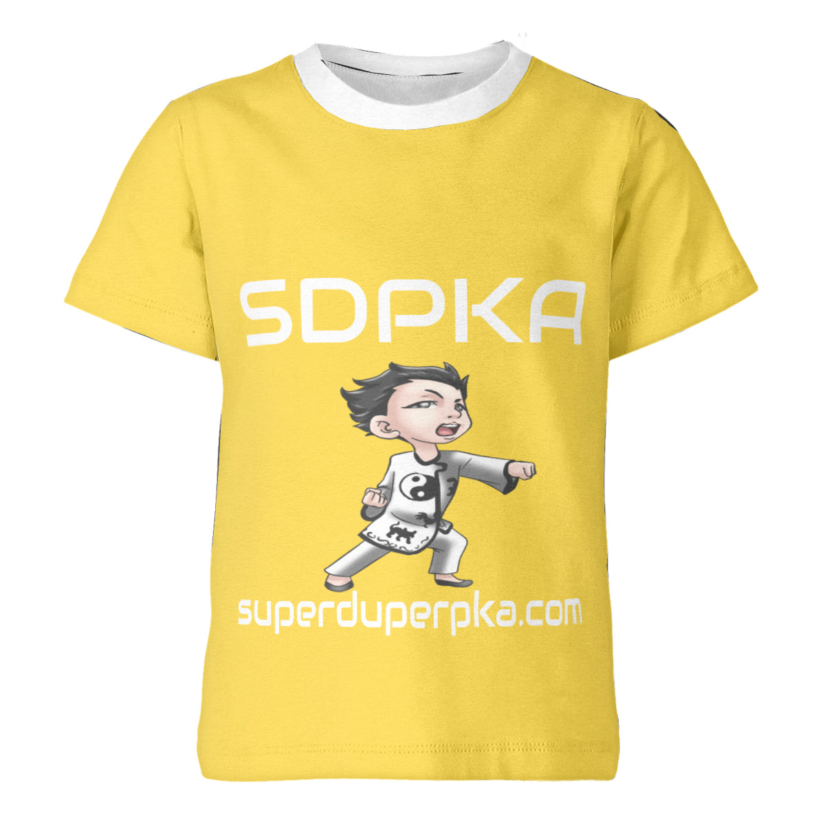 SOSHI'S SALUTE of VALOR T-SHIRT for YOUTH | SDPKA (SUH-DUP-KA) | YELLOW