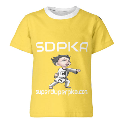 SOSHI'S SALUTE of VALOR T-SHIRT for YOUTH | SDPKA (SUH-DUP-KA) | YELLOW