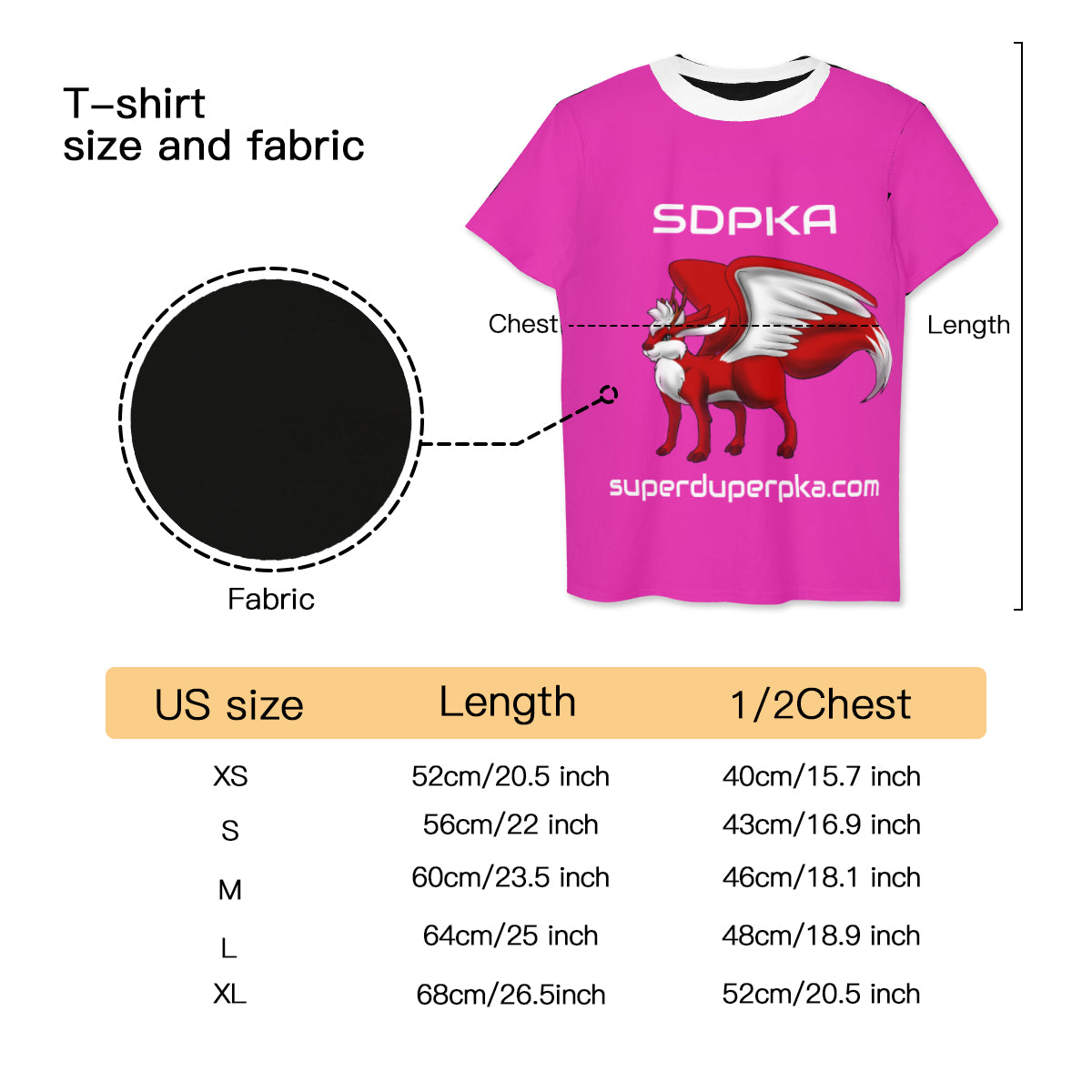 SDPKA WANDERING WOLPERTINGER  T-Shirt for YOUTH | HOT PINK