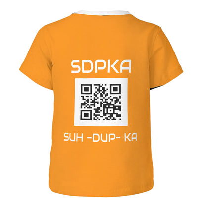 NATE'S SALUTE OF VALOR T SHIRT | FOR YOUTH |  SDPKA (SUH-DUP-KA | ORANGE