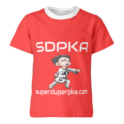 SOSHI'S SALUTE of VALOR T-SHIRT for YOUTH | SDPKA (SUH-DUP-KA) | RED