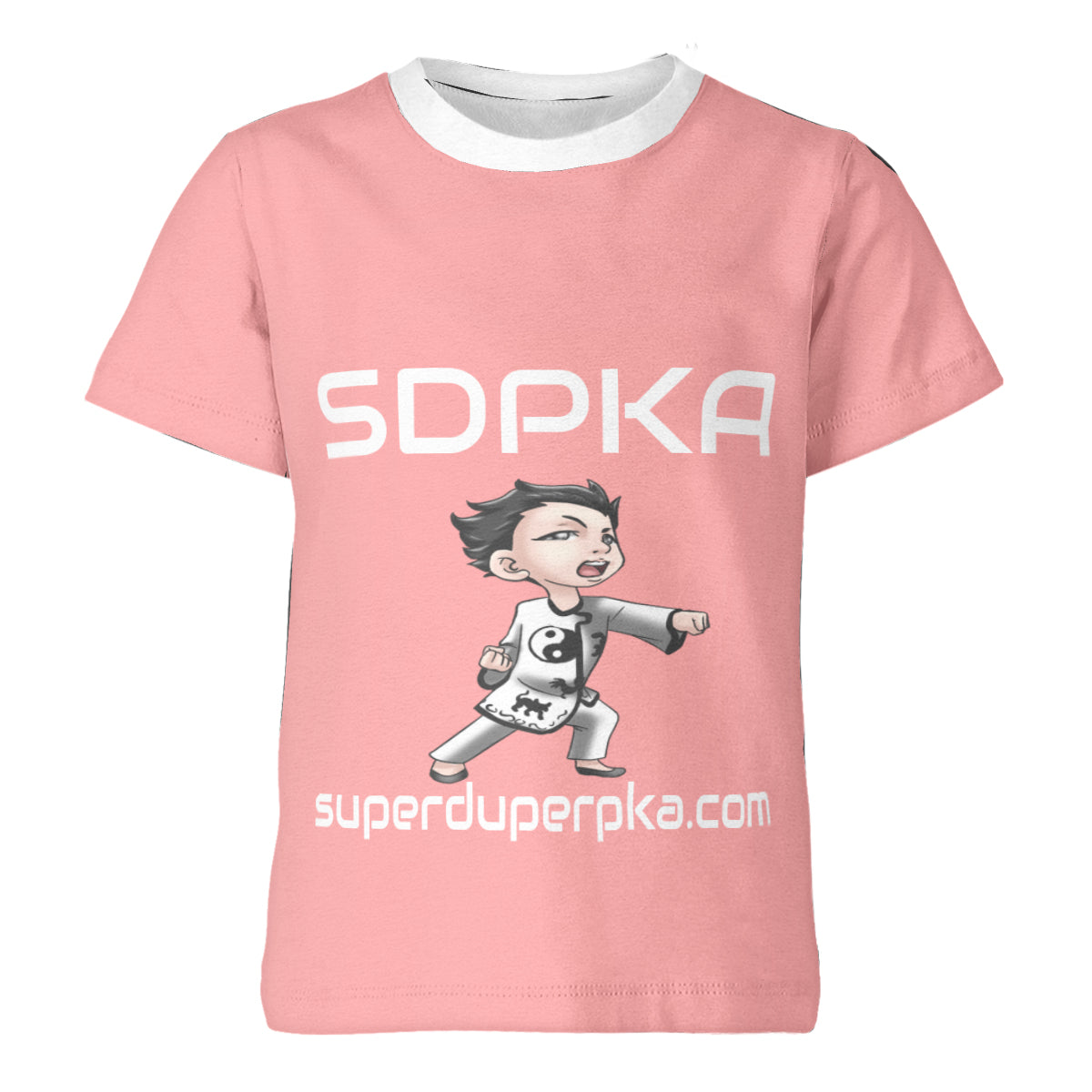 SOSHI'S SALUTE of VALOR T-SHIRT for YOUTH | SDPKA (SUH-DUP-KA) | PEACH