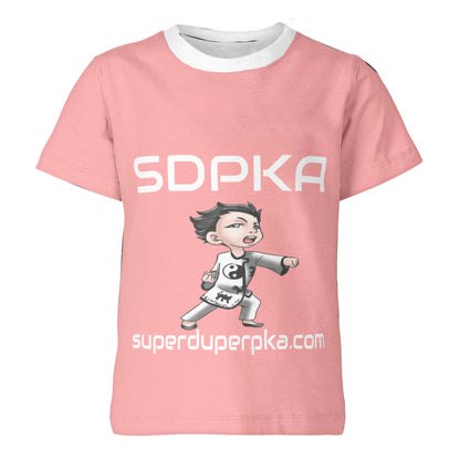 SOSHI'S SALUTE of VALOR T-SHIRT for YOUTH | SDPKA (SUH-DUP-KA) | PEACH