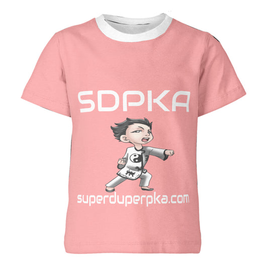 SOSHI'S SALUTE of VALOR T-SHIRT for YOUTH | SDPKA (SUH-DUP-KA) | PEACH