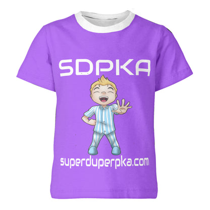 NATE'S SALUTE OF VALOR T SHIRT | FOR YOUTH |  SDPKA (SUH-DUP-KA | PURPLE