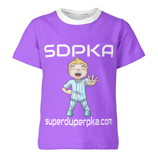 NATE'S SALUTE OF VALOR T SHIRT | FOR YOUTH |  SDPKA (SUH-DUP-KA | PURPLE