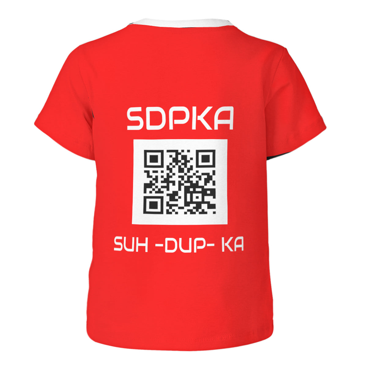 NATE'S SALUTE OF VALOR T SHIRT | FOR YOUTH |  SDPKA (SUH-DUP-KA | RED