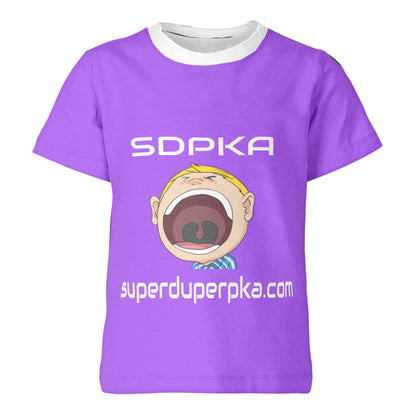 BIG MOUTH NATE  T-SHIRT for YOUTH | SDPKA (SUH-DUP-KA) | PURPLE