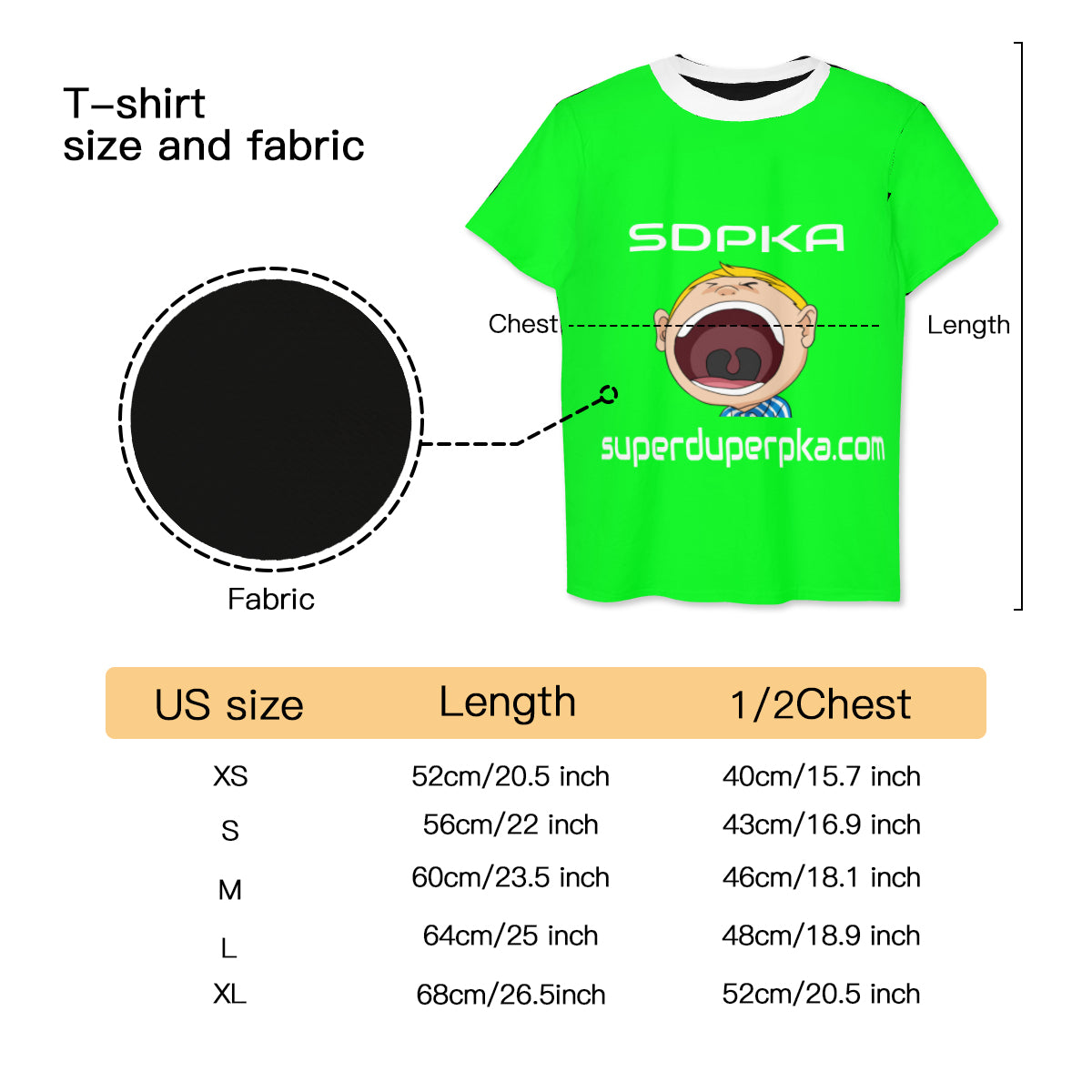 BIG MOUTH NATE  T-SHIRT for YOUTH | SDPKA (SUH-DUP-KA) | LIME