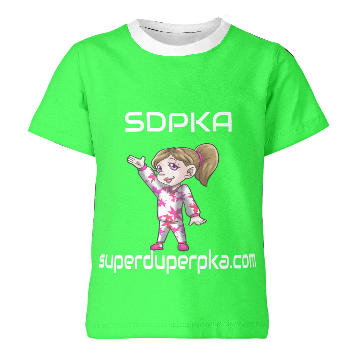 ADA'S SALUTE OF VALOR T SHIRT FOR YOUTH |  SDPKA (SUH-DUP-KA | LIME