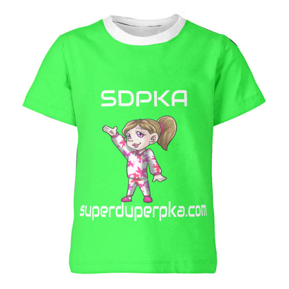 ADA'S SALUTE OF VALOR T SHIRT FOR YOUTH |  SDPKA (SUH-DUP-KA | LIME
