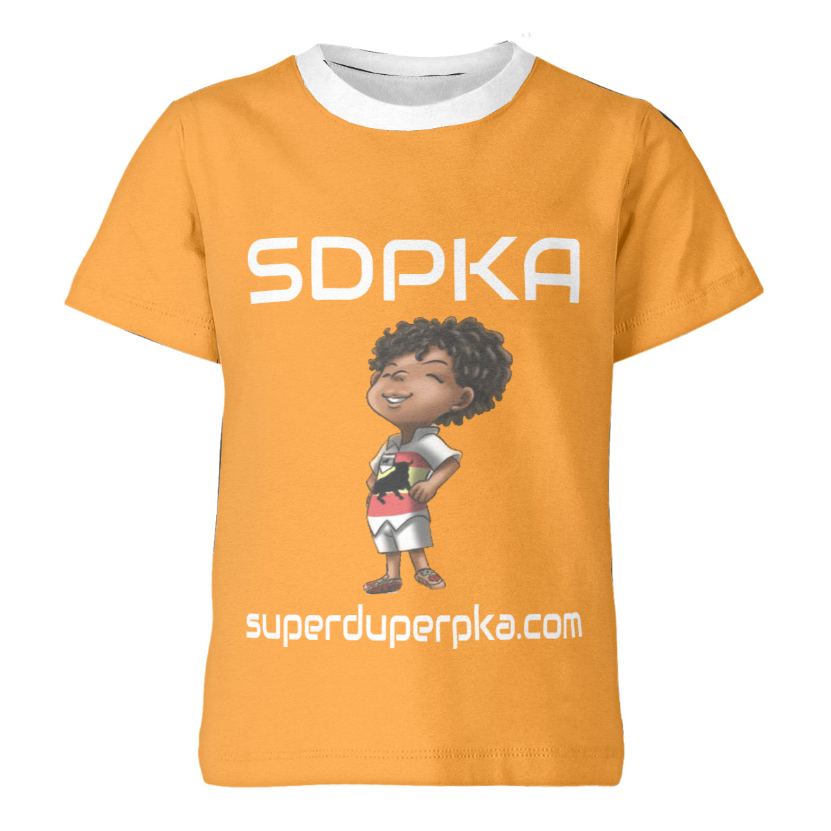 RICO'S SALUTE of VALOR T-SHIRT for YOUTH | SDPKA (SUH-DUP-KA) | ORANGE