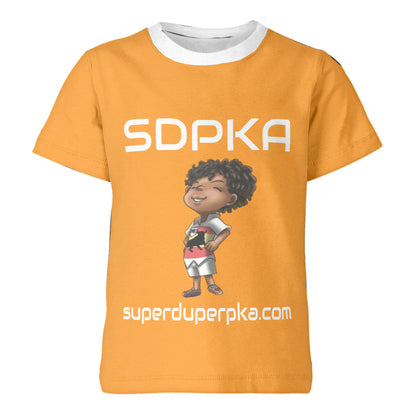 RICO'S SALUTE of VALOR T-SHIRT for YOUTH | SDPKA (SUH-DUP-KA) | ORANGE
