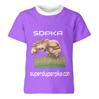 BOOGEYMAN BANISHER T SHIRT FOR YOUTH | SDPKA ( SUH-DUP-KA) | PURPLE
