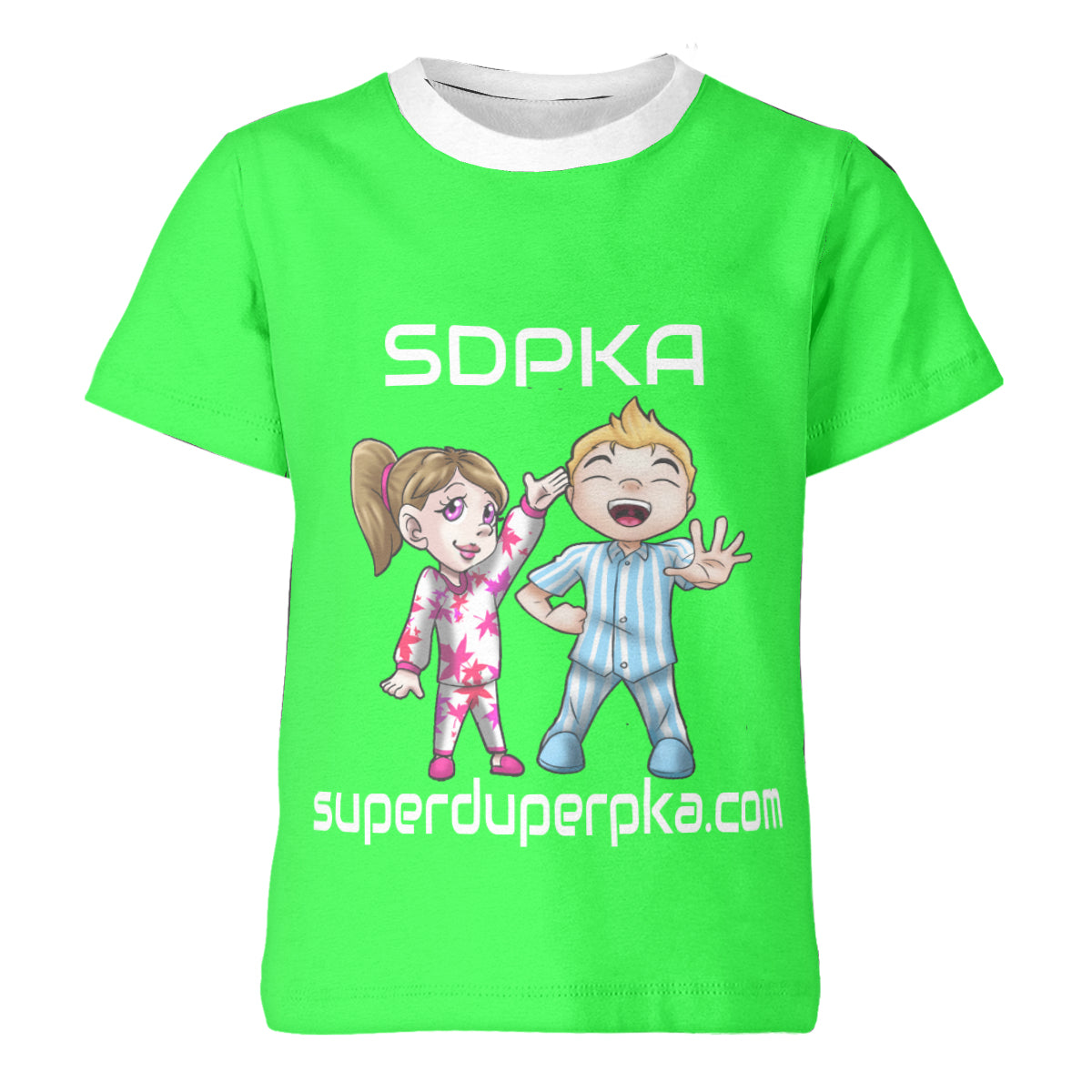 SDPKA NATE & ADA DUAL SALUTE OF VALOR T SHIRT | LIME