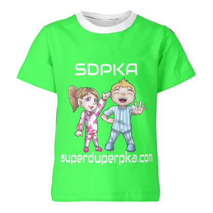 SDPKA NATE & ADA DUAL SALUTE OF VALOR T SHIRT | LIME