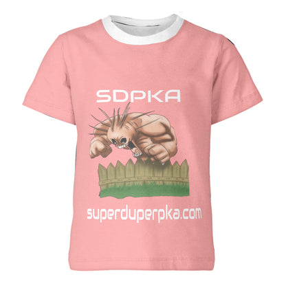 BOOGEYMAN BANISHER T SHIRT FOR YOUTH | SDPKA ( SUH-DUP-KA) | PEACH