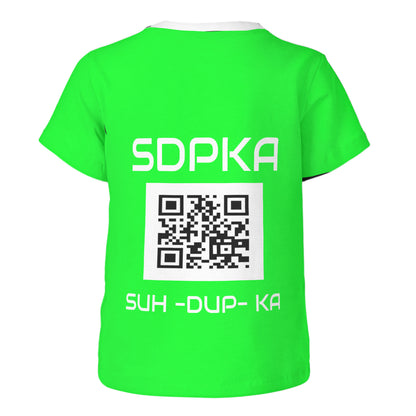 KEDAR'S SALUTE of VALOR T-SHIRT for YOUTH | SDPKA (SUH-DUP-KA) | LIME