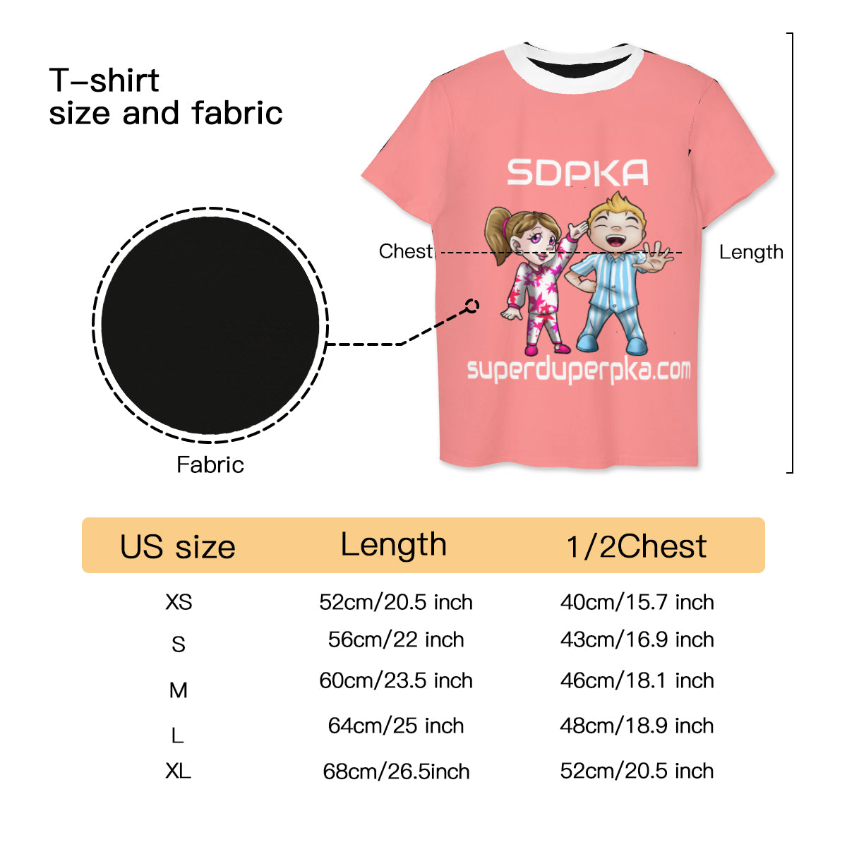 SDPKA NATE & ADA DUAL SALUTE OF VALOR T SHIRT | PEACH