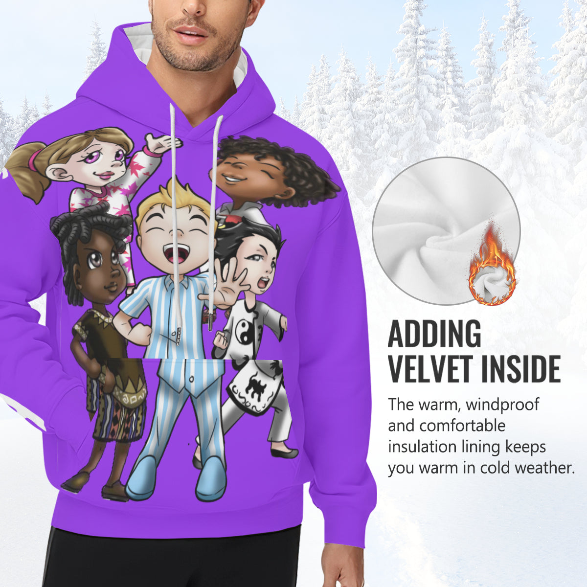 SDPKA ADULT GANGINIT | NO FLEECE | PURPLE