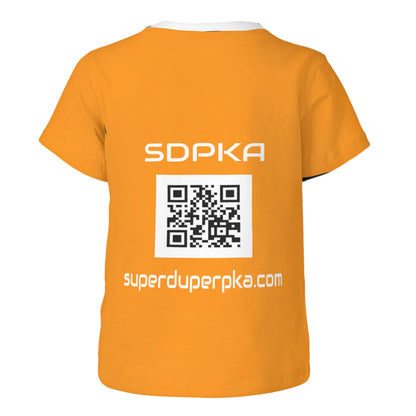 BIG MOUTH NATE  T-SHIRT for YOUTH | SDPKA (SUH-DUP-KA) | ORANGE