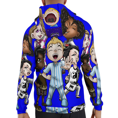 SDPKA BLUE GANG ZIP UP HOODIE ***Women please order one size smaller than normal.