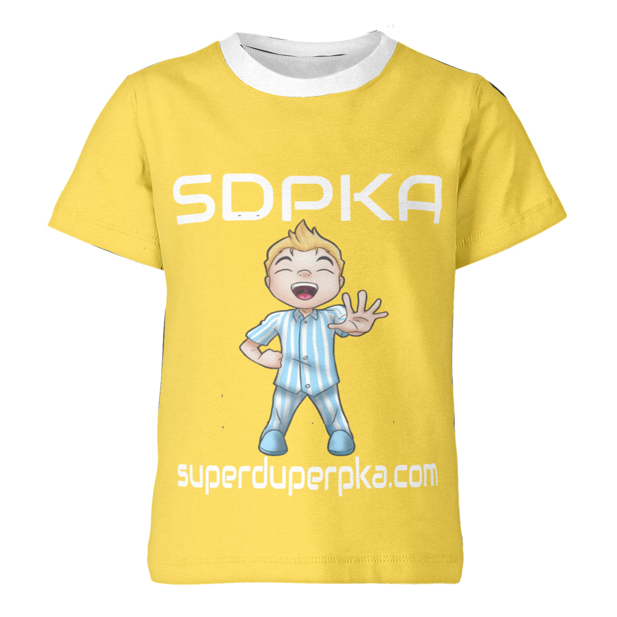NATE'S SALUTE OF VALOR T SHIRT | FOR YOUTH |  SDPKA (SUH-DUP-KA | YELLOW