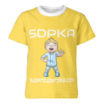 NATE'S SALUTE OF VALOR T SHIRT | FOR YOUTH |  SDPKA (SUH-DUP-KA | YELLOW