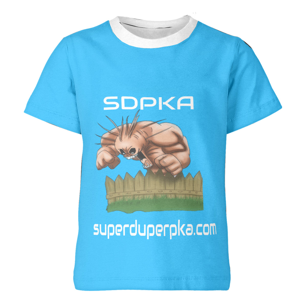 BOOGEYMAN BANISHER T SHIRT FOR YOUTH | SDPKA ( SUH-DUP-KA) |RASPBERRY