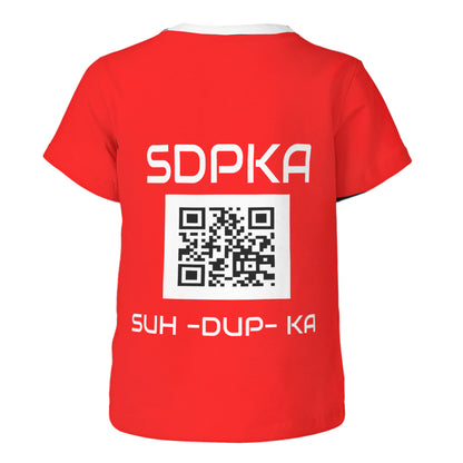 RICO'S SALUTE of VALOR T-SHIRT for YOUTH | SDPKA (SUH-DUP-KA) | RED