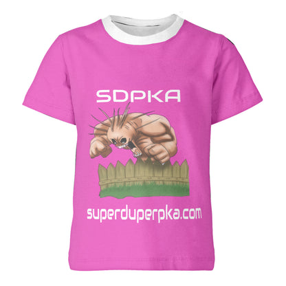 BOOGEYMAN BANISHER T SHIRT FOR YOUTH | SDPKA ( SUH-DUP-KA) | HOT PINK