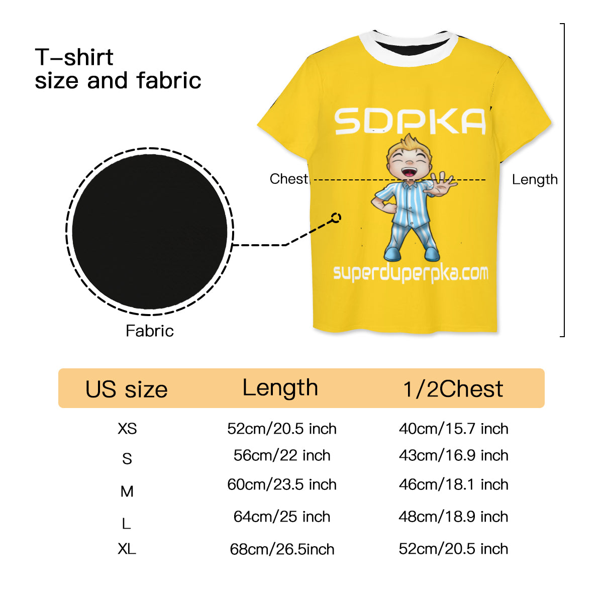 NATE'S SALUTE OF VALOR T SHIRT | FOR YOUTH |  SDPKA (SUH-DUP-KA | YELLOW