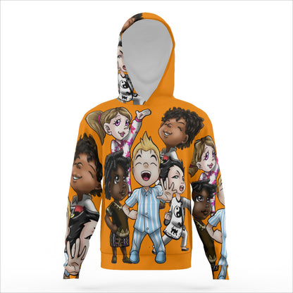 SDPKA KIDS GANGIN' IT HOODIE | POLYESTER ORANGE